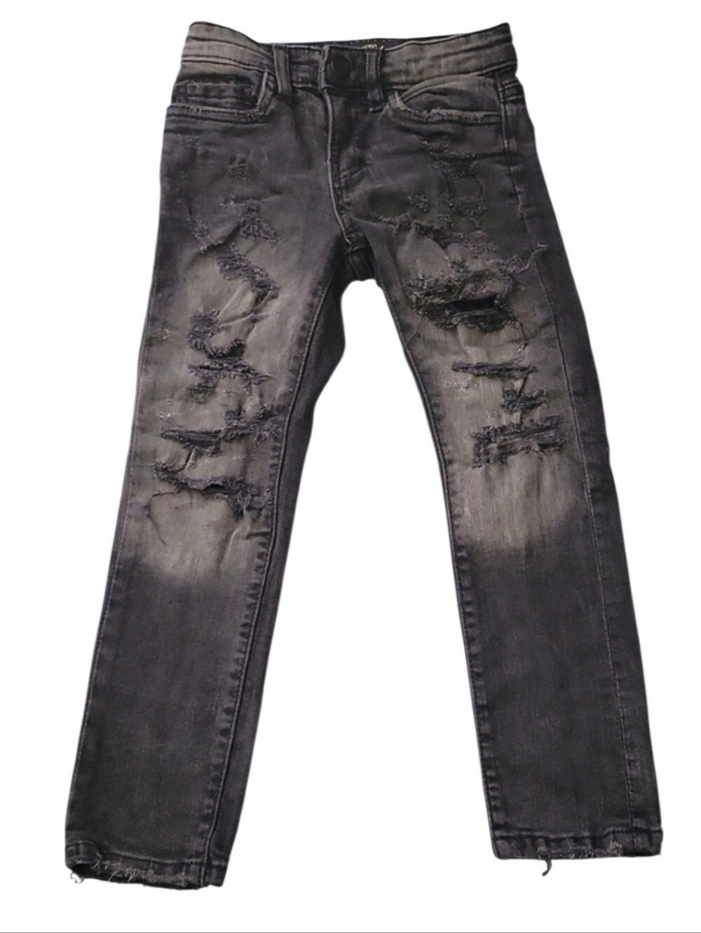 Jordan Craig Kids Legacy Edition Distressed Black Slim Fit Jeans Size 6